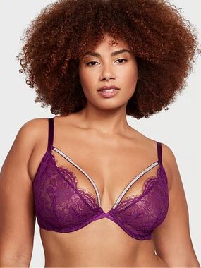 VS Grape Soda Lace Bling Bra